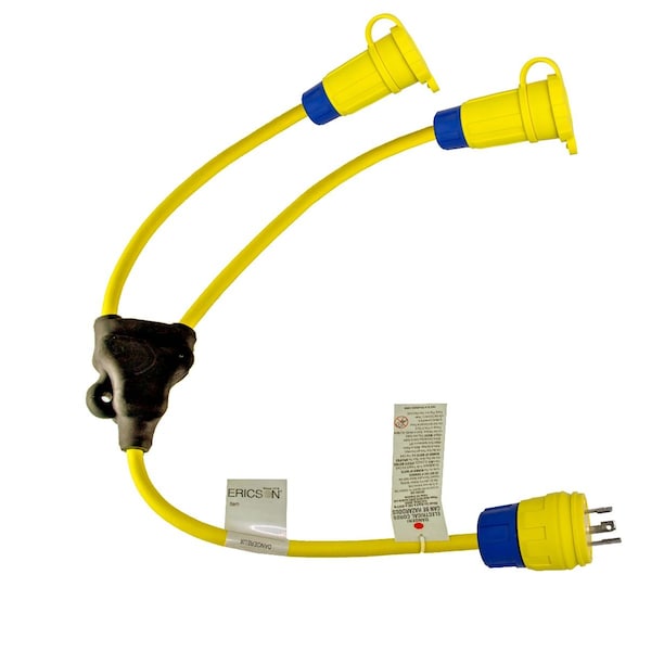 Ericson CRDST Y 3FT 10/3 W/ 2510-PW6P 2610-CW6P 2634-H1 - main