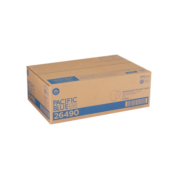 Georgia-Pacific Pacific Blue Ultra Hardwound Paper Towels, 1 Ply