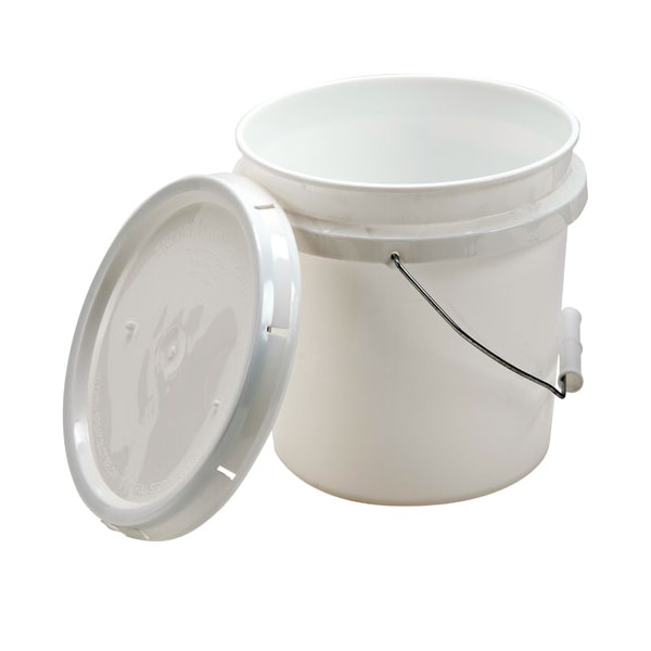 Dynalon HDPE Pail, w/Snap-On Cover 1 gal. 4 qt 413015 - main