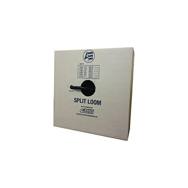 Battery Doctor Split Loom-3/4In Black-100 Ft-Dispenser Box 27075 - main