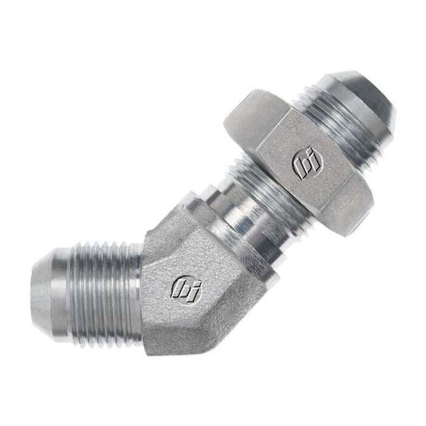 Brennan Industries Steel Hydraulic Fittings, 3/8" Male JIC 2702-LN-06-06-FG - main