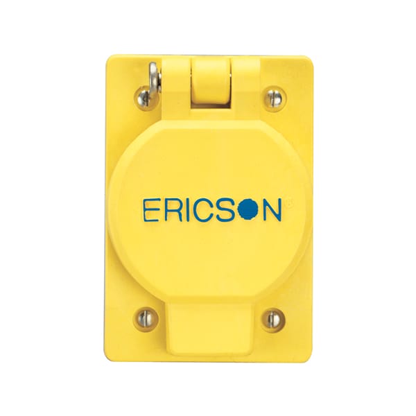 Ericson Straight Blade Receptacle, 6-15R, 15 A, 250V AC, 2 Pole, 3 Wire 2715FS14 - main