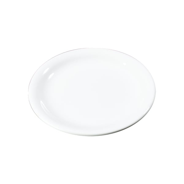 Carlisle Foodservice Narrow Rim Salad Plate, 7.25", Wht, PK48 3300602 - main