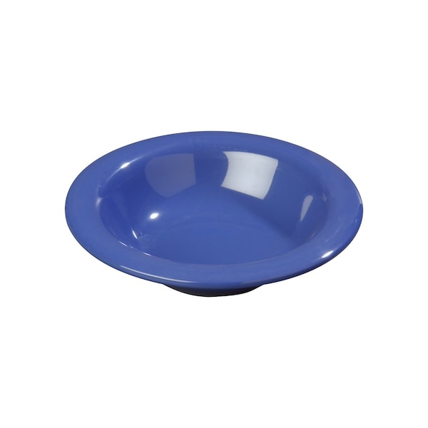 Carlisle Foodservice Melamine Rim Bowl, 6 oz., Blue, PK48 3304014 - main
