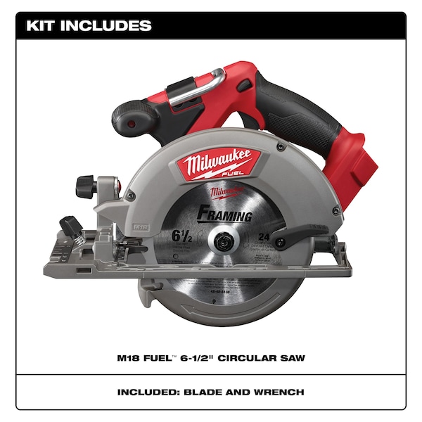 juneです。 Milwaukee M18 FUEL 6-1/2-Inch Circular Saw with Brushless