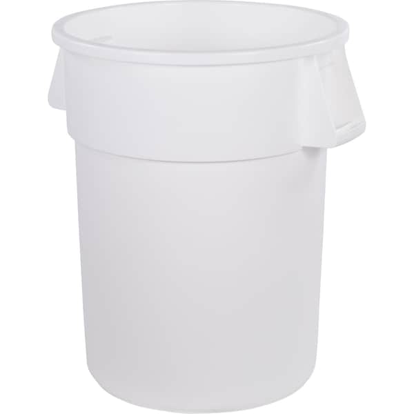 Bronco Trash Can, 55 gal Bronco Rnd Trsh Can Wht 84105502 - main