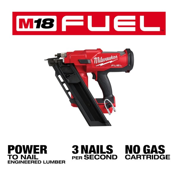 MILWAUKEE M18 FUEL™ Cordless 30 Degree Framing Nailer (2745-20) | Zoro