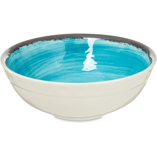 Carlisle Foodservice Melamine Small Bowl, 17 oz., Aqua, PK12 5400515 - main