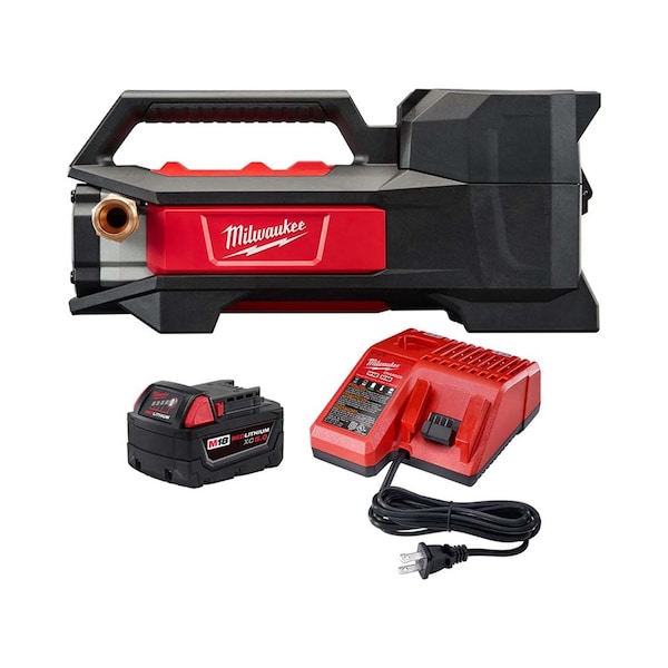 Milwaukee Tool CordlessTransferPump, 18volt, w/StarterKit 2771-20, 48-59-1850 - main