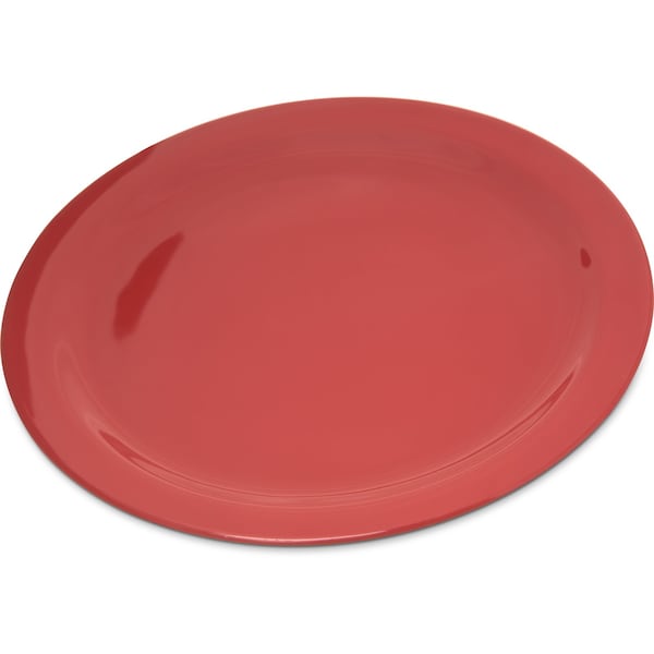 Carlisle Foodservice Melamine Dinner Plate, 10.25", Red, PK48 4350005 - main