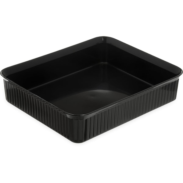 Carlisle Foodservice Rect Crock, 10 lb., Blk, PK6 811203 - main