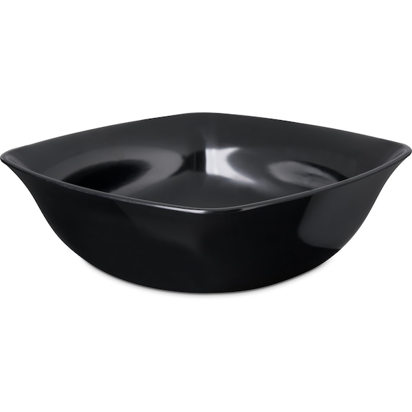 Carlisle Foodservice Square Flare Bowl, 5 qt., 12", Blk, PK4 3336003 - main