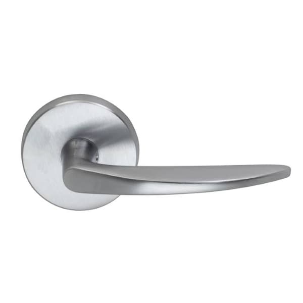 Omnia Lever Privacy 2-3/4" Backset, T Strike, 1-3/4" Door Satin Chrome 281 281/00C.PR3 - main