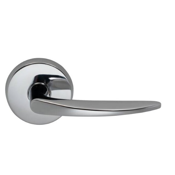 Omnia Lever Pass 2-3/8" BS Full Lip 1-3/8" Door Bright Chrome 281 281/00F.PA2