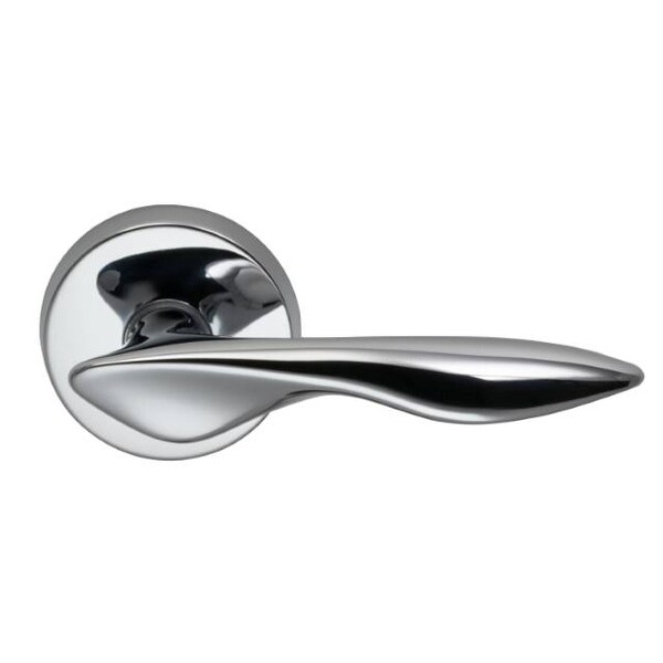 Omnia Lever Pass 2-3/8" BS Full Lip 1-3/8" Door Bright Chrome 282 282/00F.PA2