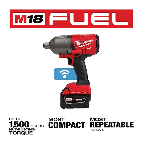 Uモーション Milwaukee 2864-22 M18 FUEL ONE-KEY High Torque Impact Wrench