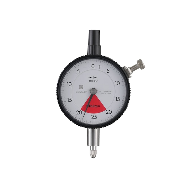 Mitutoyo Dial indicators, 0.00050.04 in 2909AB62 Zoro