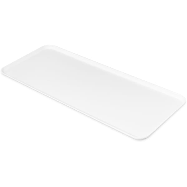 Carlisle Foodservice Market Tray, 30x12-7/16x1-1/16", Wht, PK12 1230FMT301 - main
