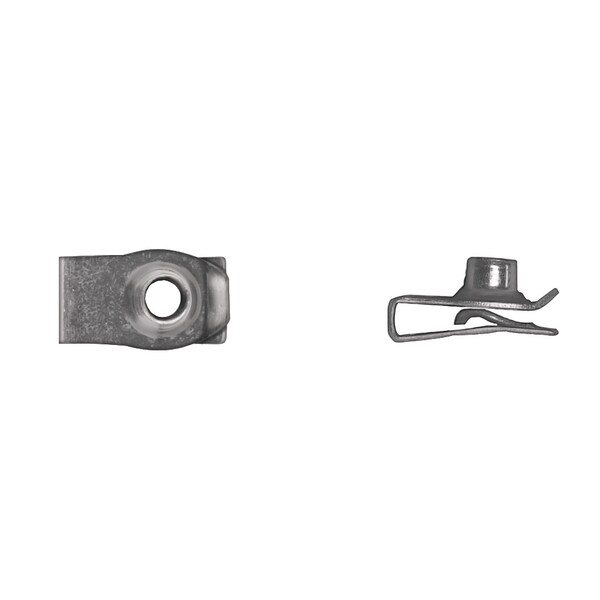 Disco Blk Short Extruded U Nuts 1/4"-20 Screw .010"-.165" P/R, PK50 2969PK50 - main