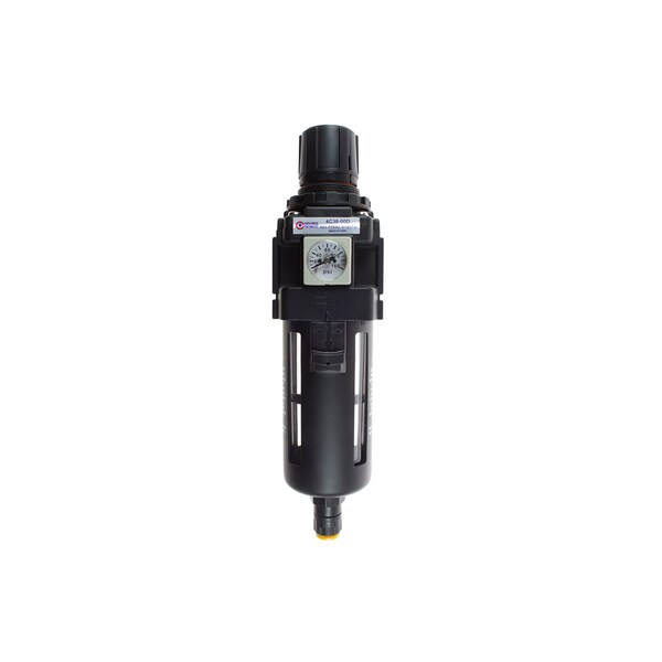 Coilhose Pneumatics F/R Duo 3/8" W/Square Gage Auto CO 29-4C38-00D - main