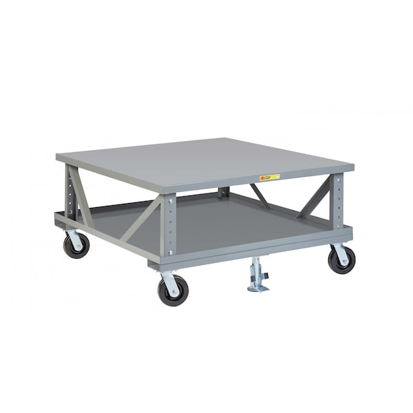 Little Giant Mobile Pallet Stand with Lower Deck, 42"X48", Adjustable Height 2PDSE426PH2FLLR - main