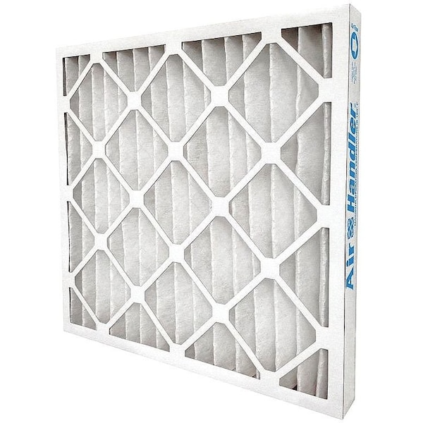 Air Handler Pleated Air Filter, 20x25x1, MERV 8, High Capacity