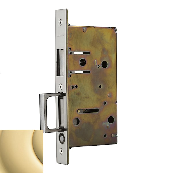 Baldwin Unlacquered Brass Pocket Door Locks Unlacquered Brass 8603.031 - main