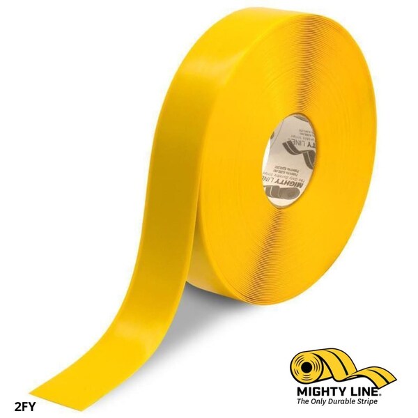 Mighty Line Freerzer Tape PVC Yellow, 2" W x 100 ft. L 2FY - main