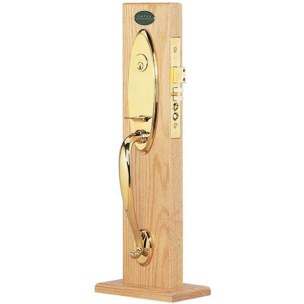 Emtek Lifetime Brass Handleset, 3002CPVDRH 3002CPVDRH - main