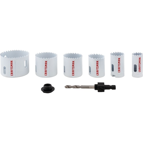 Craftsman Bi-Metal Hole Saw Set, 7 pieces CMAH1SET7 - main