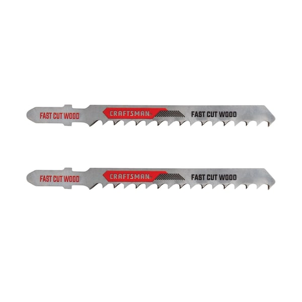 Craftsman T-Shank Fast Cut Jig Saw Blades, 3-, PK2 CMAJ146WF2 - main