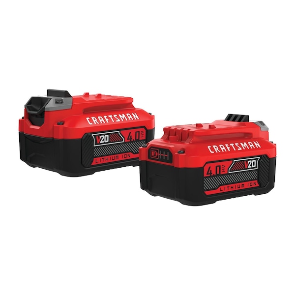 Craftsman Battery, 4 Ah, Li-Ion, PK2 CMCB204-2 - main