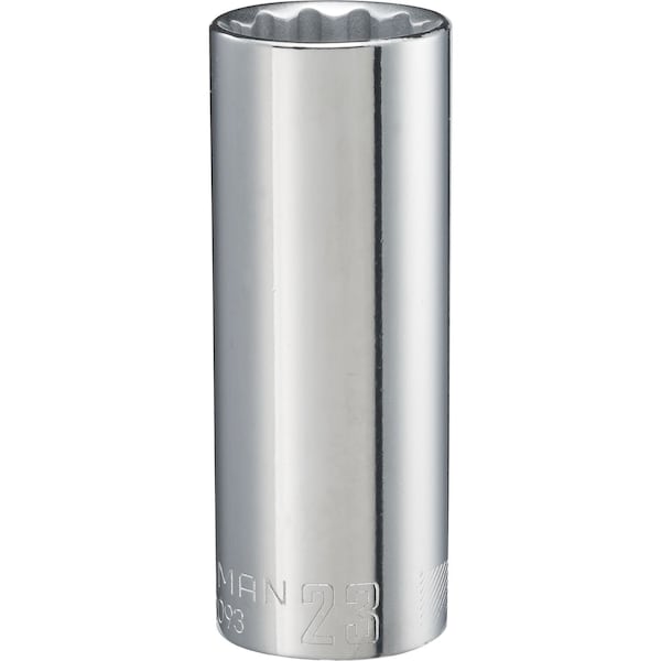 Craftsman Sockets, 1/2" Drive 23mm 12 Point Deep S CMMT12093 - main