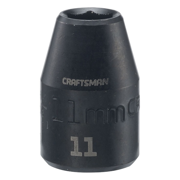 Craftsman Sockets, 1/2" Drive 11mm Metric Shallow CMMT13006 - main