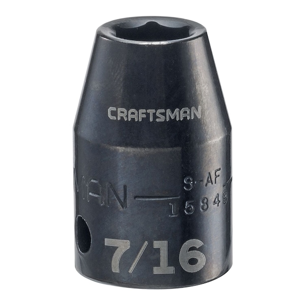 Craftsman Sockets, 1/2" Drive 7/16" SAE Impact Sha CMMT15849 - main