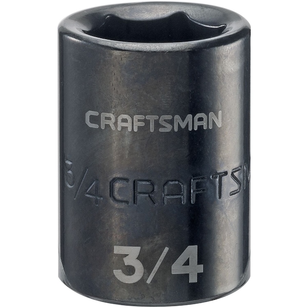 Craftsman Sockets, 1/2" Drive 3/4" SAE Impact Shal CMMT15854 - main