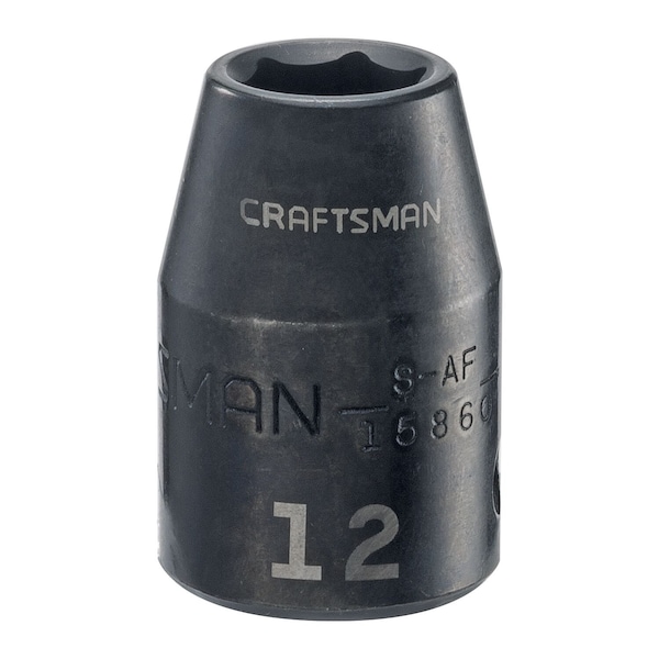 Craftsman Sockets, 1/2" Drive 12mm Metric Impact S CMMT15860 - main