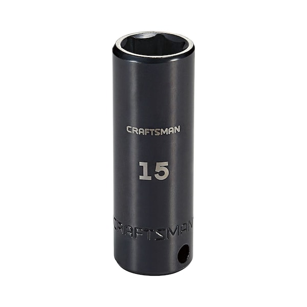 Craftsman Sockets, 3/8" Drive 15mm Metric Deep Imp CMMT15904 - main