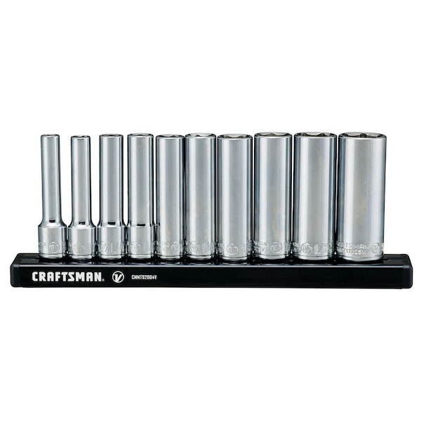 Craftsman V-Series(TM) 1/4" Drive SAE Deep 6-Point CMMT17315V - main