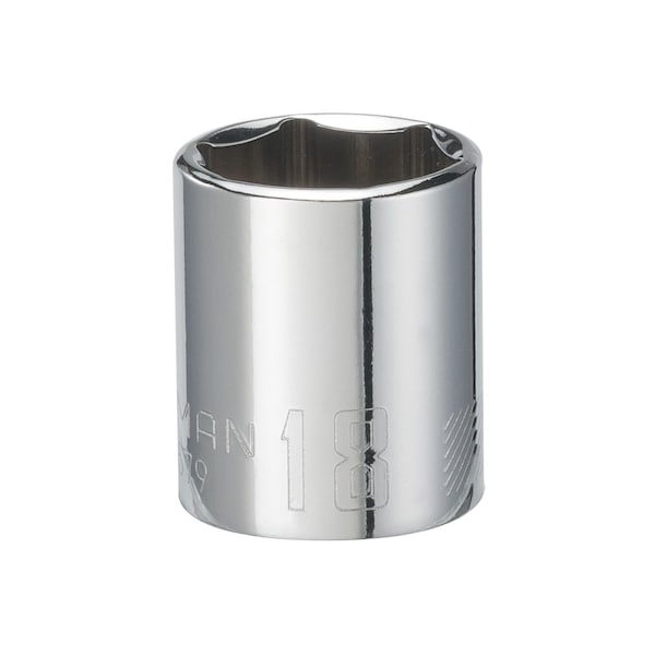 Craftsman Sockets, 3/8" Drive 18mm 6 Point Shallow CMMT43579 - main