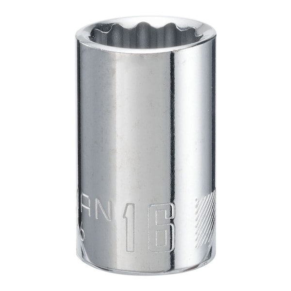 Craftsman Sockets, 1/2" Drive 16mm 12 Point Shallo CMMT44266 - main