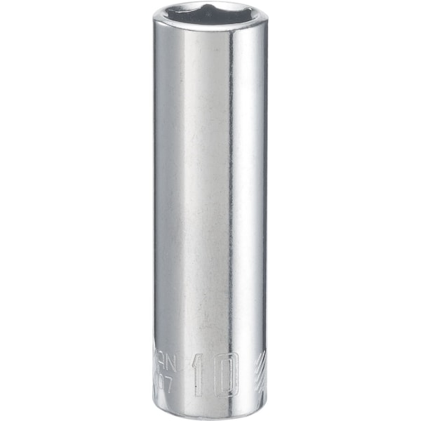 Craftsman Sockets, 1/4" Drive 10mm 6 Point Deep So CMMT44407 - main