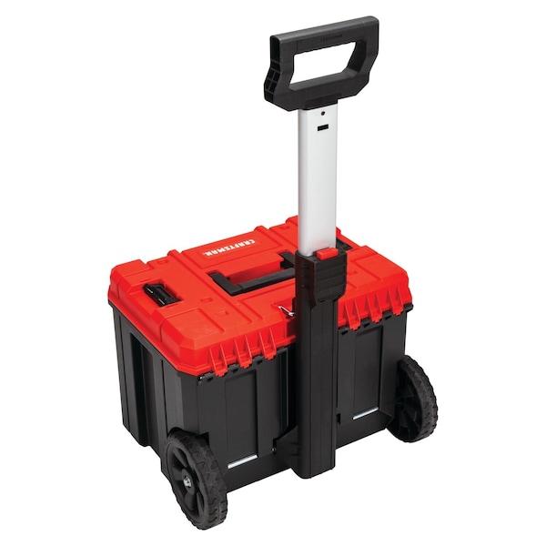 Craftsman VERSASTACK Wheeled Tool Box, Plastic, Red, 20 in W x 17 