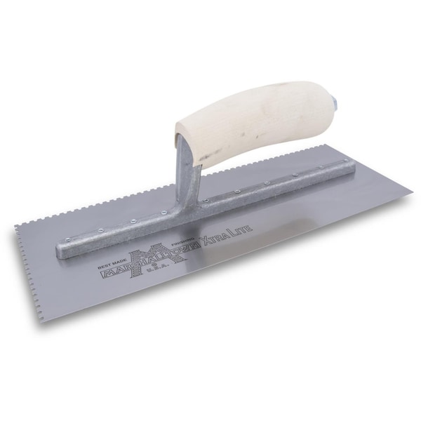 Marshalltown Notched Trwl, Curvd Hndl, 3/32"x3/32"x1/8" 704S - main