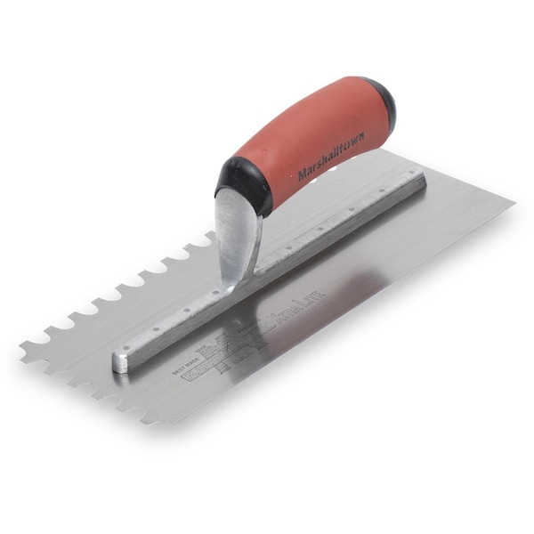 Marshalltown Hlf Ellpse Notched Trwl, 7/16"x3/8"x1/4" 735SD - main