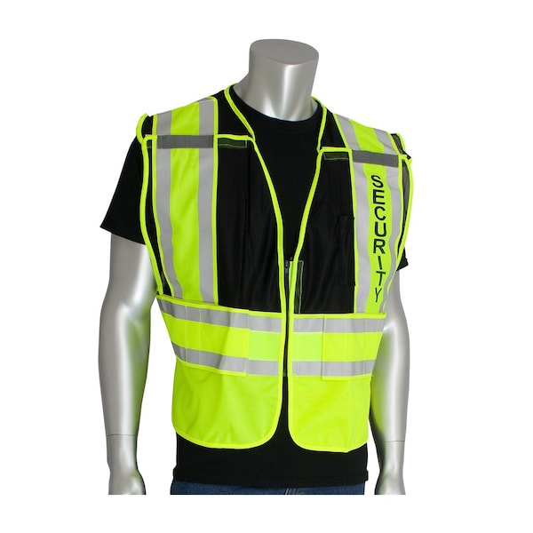 Pip Public Safety Vests, Ansi 207 302-PSV-BLK-2X/5X - main