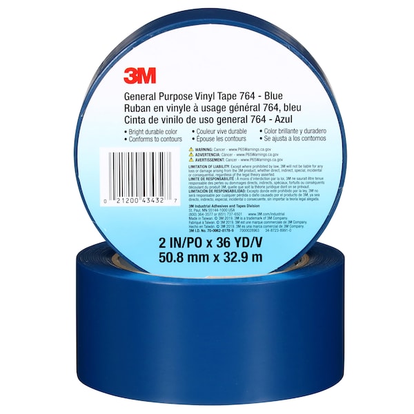 3M General Purpose Vinyl Tape 764, PK24 43432 - main