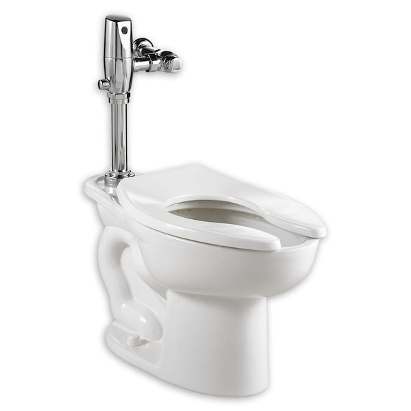 American Standard Madera Ada-1.3 Slctrn Fv Systm, 1.1 to 1.6 gpf, Flushometer, Floor Mount, Elongated, White 3043.528.020 - main