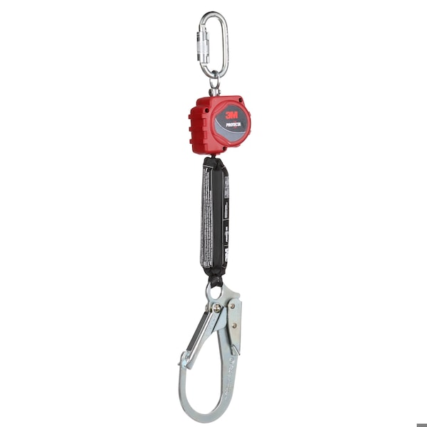 3M Protecta Protecta Self-Retracting Lifeline, 6 ft. Length, Rebar Hook, Steel, 1 Leg(s), 310 lb Weight Capacity 3100508 - main