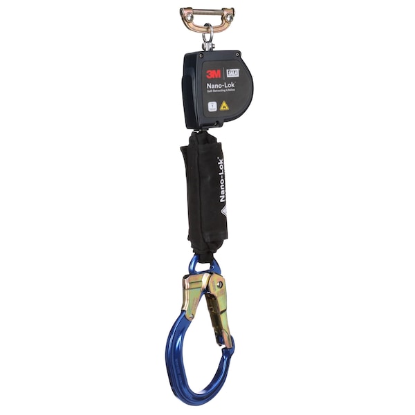 3M Dbi-Sala DBI-SALA Self-Retracting Lifeline, 8 ft. Length, Rebar Hook, Steel, 1 Leg(s), 420 lb Weight Capacity 3100576 - main